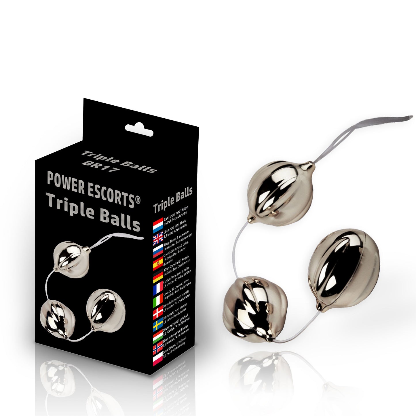 Power Escorts - BR17 - Triple Balls - Heavy Big Size Benwa Balls