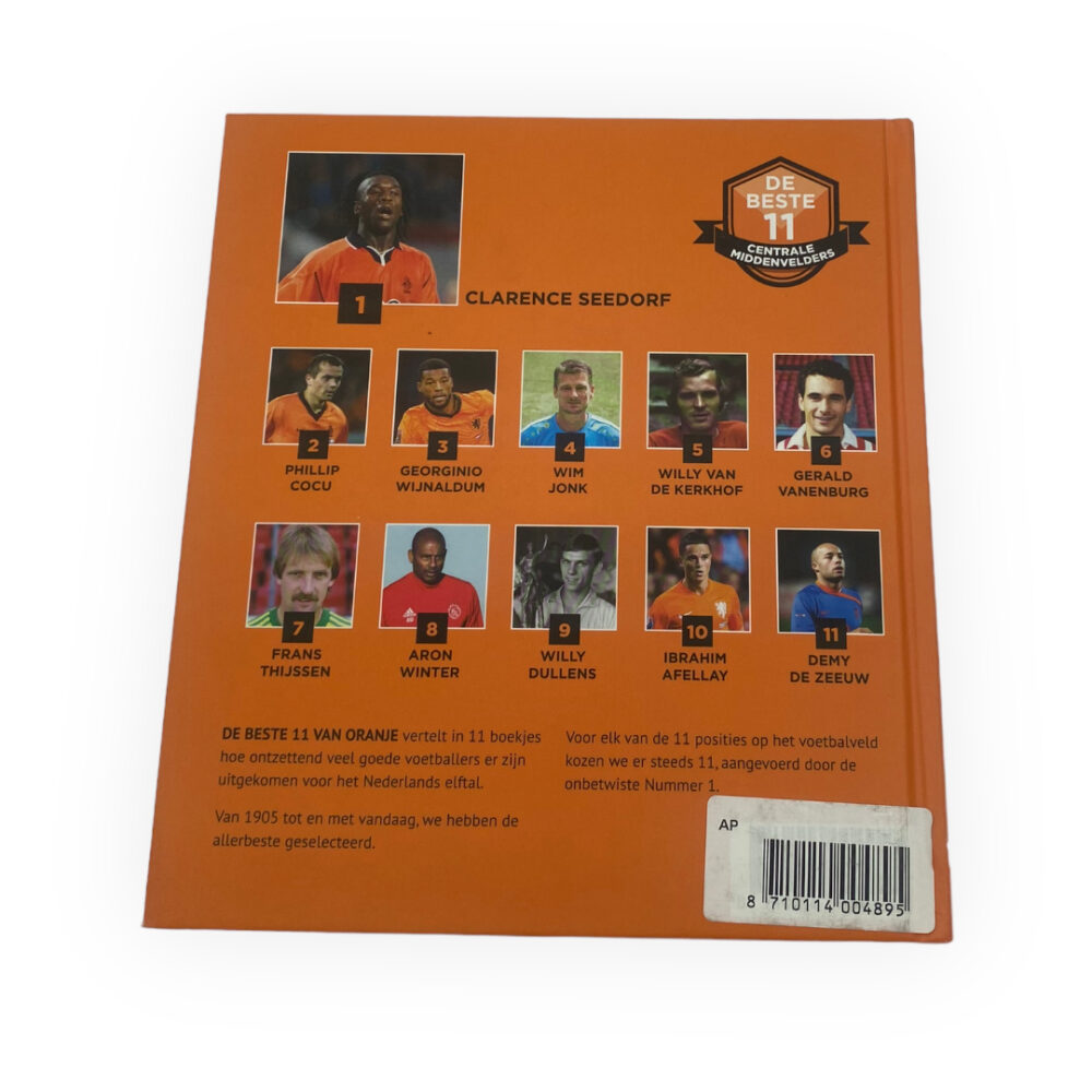 The Best 11 Central Midfielders Clarence Seedorf - Unique Football Book with Hardcover and 63 Pages (Dutch Edition)