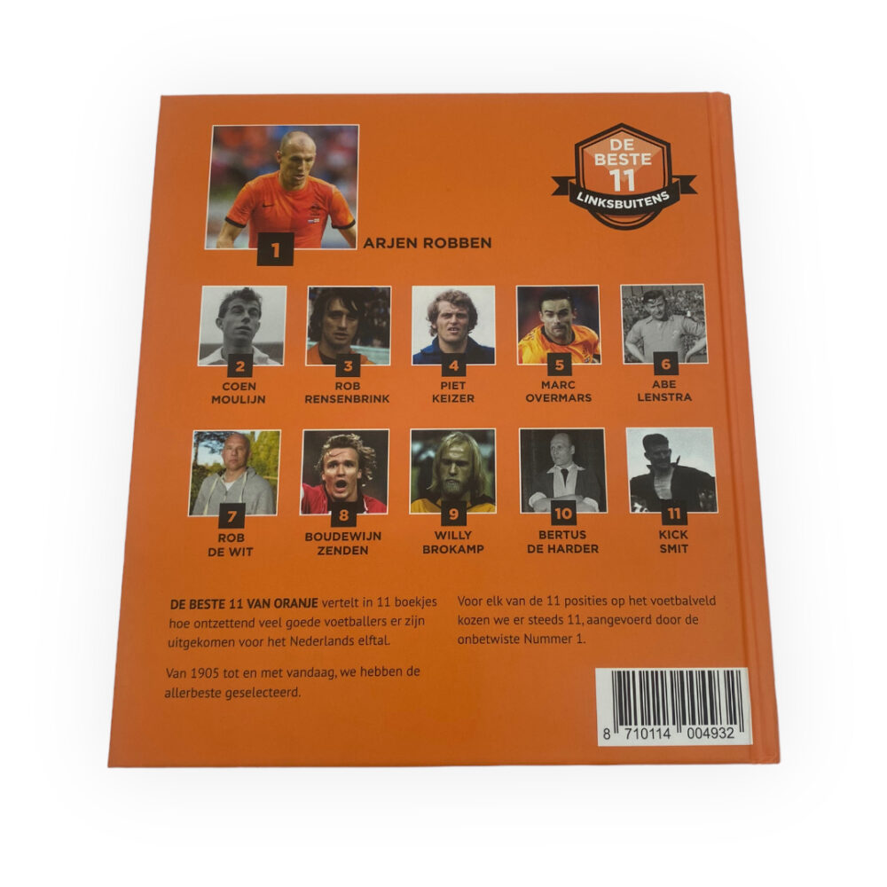The Best 11 Linksbuitens Arjen Robben - Unique Football Book with Hardcover and 63 Pages (Dutch Edition)