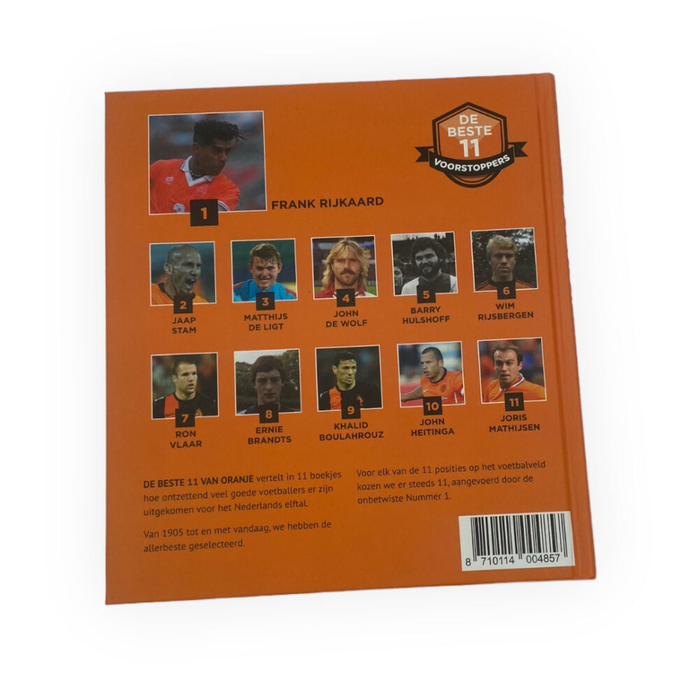 The Best 11 Center Backs (Voorstoppers) - Frank Rijkaard - Unique Football Book with Hardcover and 63 Pages (Dutch Edition)