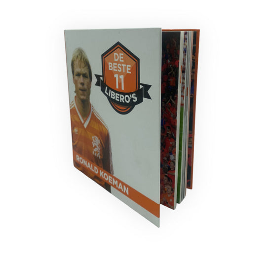 The Best 11 Center Backs (Libero's) - Ronald Koeman - Unique Football Book with Hardcover and 63 Pages (Dutch Edition)