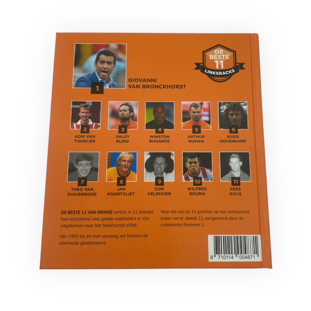 The Best 11 Left Backs (Linksbacks) - Giovanni van Bronckhorst - Unique Football Book with Hardcover and 63 Pages (Dutch Edition)