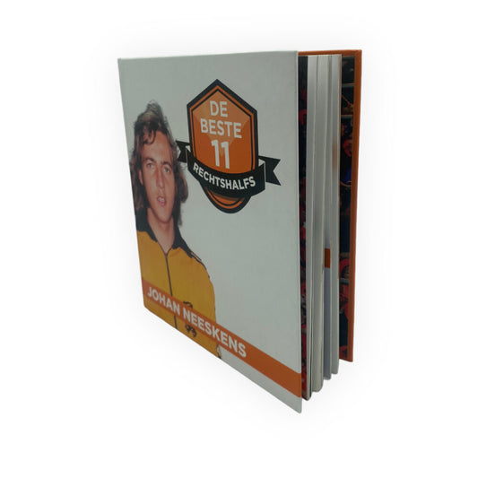 The Best 11 Right Midfielders (Rechtshalfs) - Johan Neeskens - Unique Football Book with Hardcover and Pages (Dutch Edition)