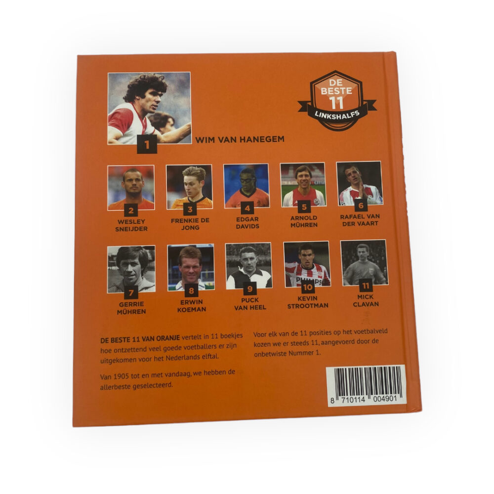 The Best 11 Linkshalfs Wim van Hanegem - Unique Football Book with Hardcover and 63 Pages (Dutch Edition)