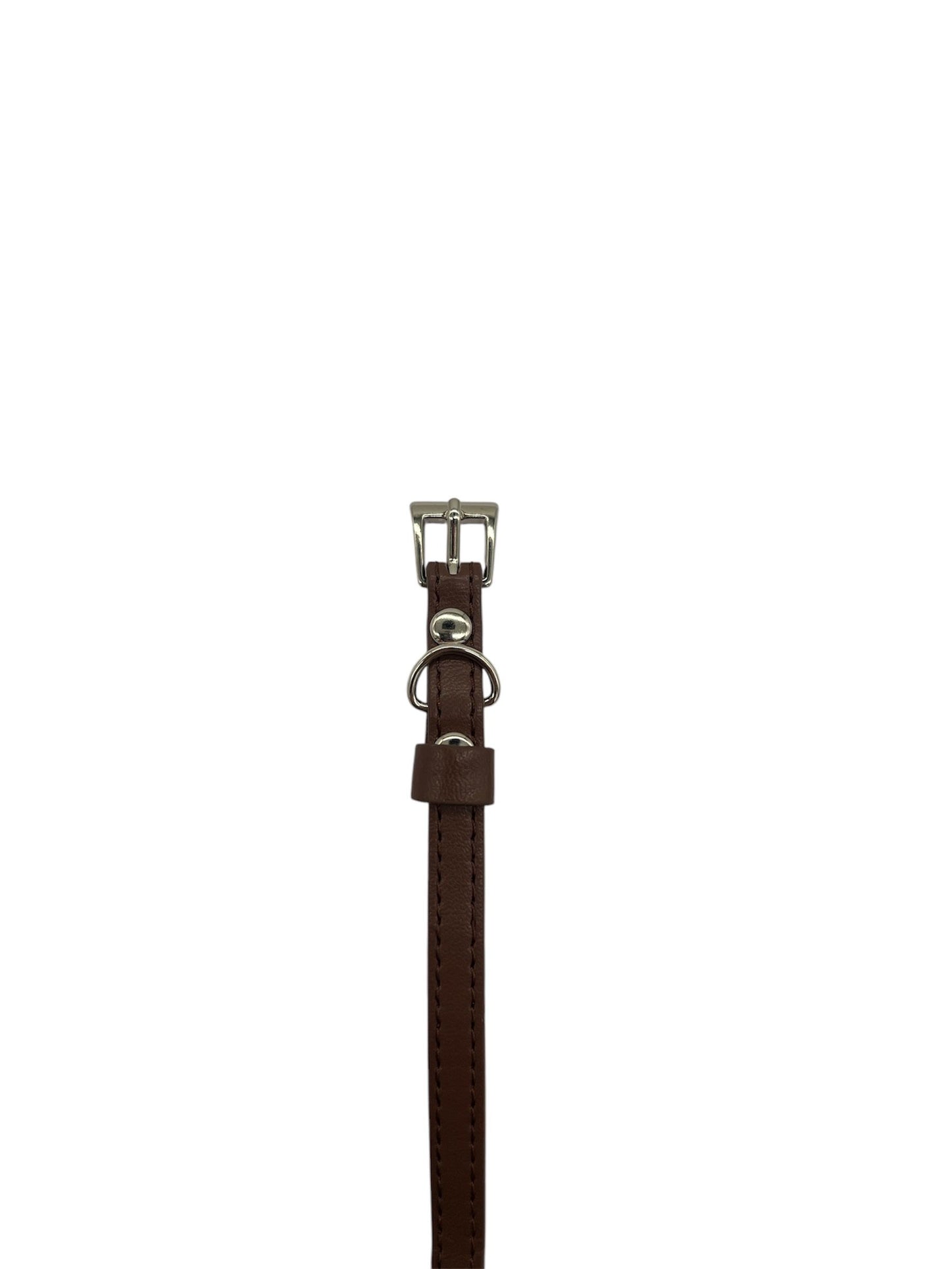 Cat Collar / Small Dog Collar - Brown - Dia 6 CM - Length 23 CM - Width 0,8 CM