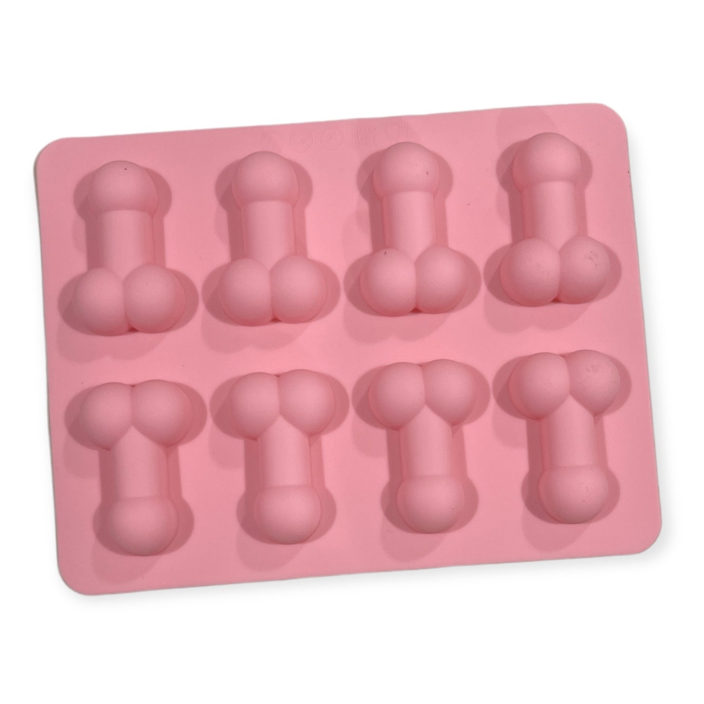 Kinky Pleasure - KP009 - Penis Baking/Ice Mold – Licht Pink – Silicone – 18x14 cm