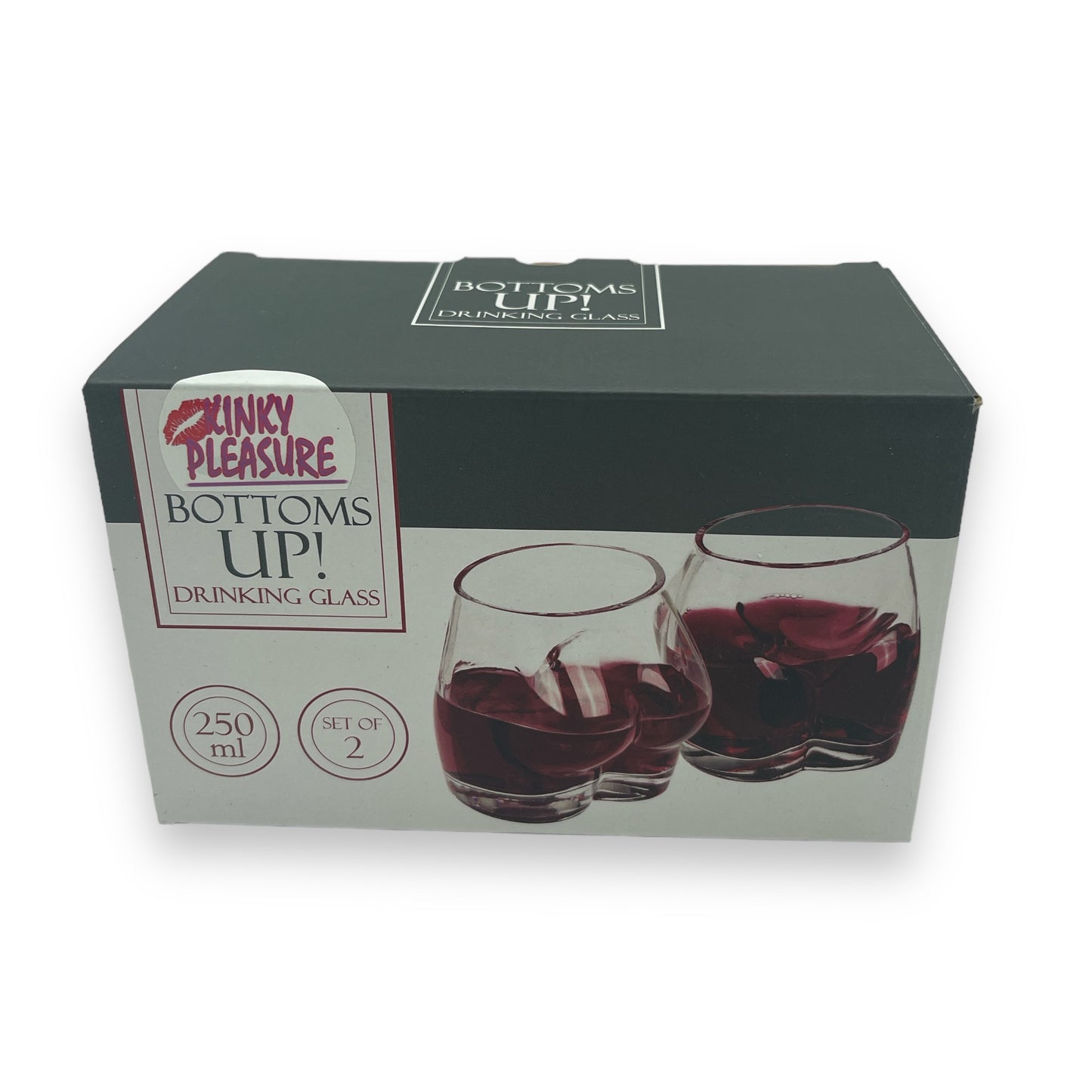Kinky Pleasure - OB108 - Drinking Glas BOOTY 2 Pieces - 250ml