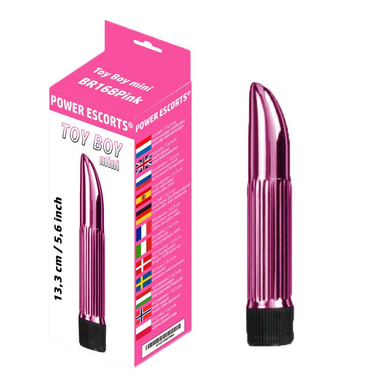 Power Escorts - BR168 - Toy Boy Mini - Vibrator - 13,3 CM / 5,6 Inch - 4 Colours