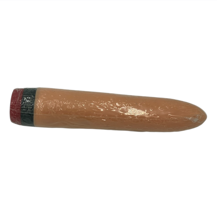 Realistic Vibrator Smooth – 18 cm | Flesh | Window Box | AA Battery Powered - Club