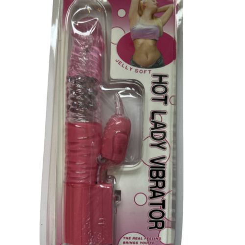 Pink Lady G Spot Vibrator - Big Size Rabbit