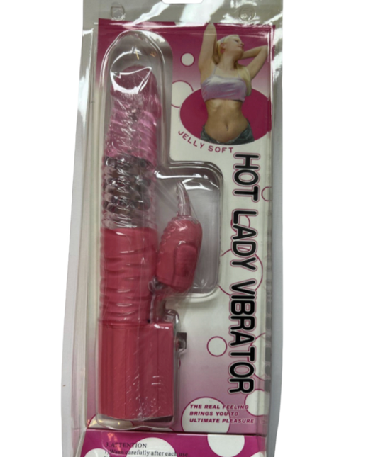 Pink Lady G Spot Vibrator - Big Size Rabbit