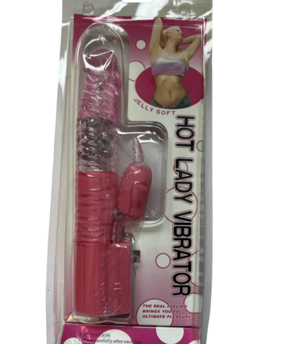 Pink Lady G Spot Vibrator - Big Size Rabbit