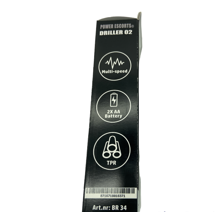 Power Escorts - BR34 - Driller 02 - Realistic Fat Vibrator 2 colours - 25 CM