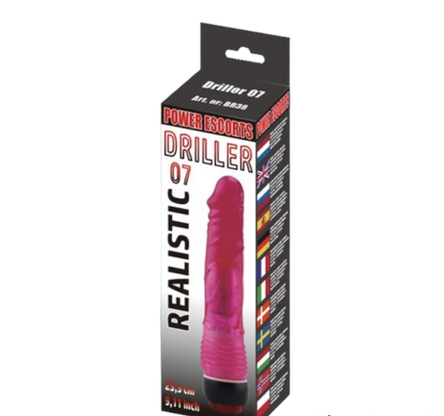 Power Escorts - BR38 - Driller 07 Realistic Vibrator