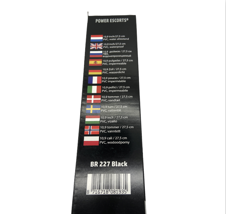 Power Escorts - BR227 - Black - Monster John XL Mega Realistic Dildo - 30 CM / 11,8 Inch