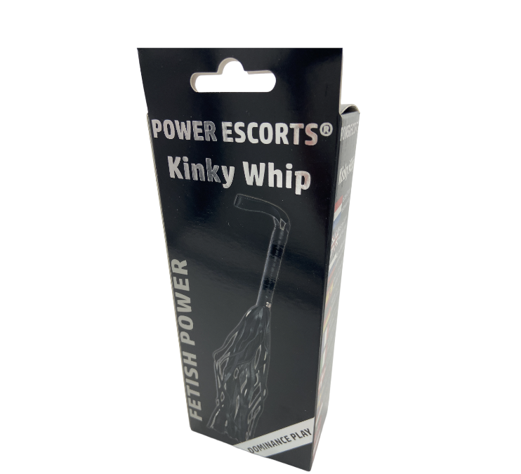 Power Escorts - BR92 - Kinky Whipp - 45 CM - Black - Fetish Power