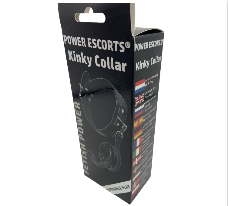 Power Escorts - BR94 - Fetish Power - Kinky Collar - Black