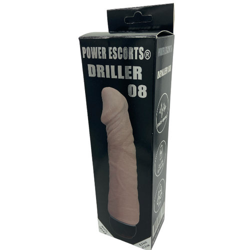 Power Escorts - BR33 Flesh - Driller 08 Realistic Vibrator