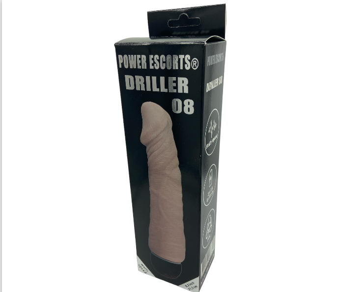 Power Escorts - BR33 Flesh - Driller 08 Realistic Vibrator