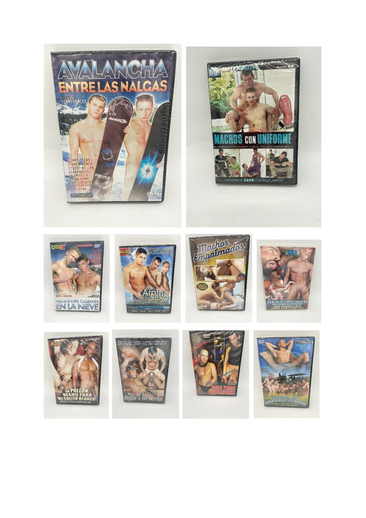 DVD Gay Spain Pack 10 Titles