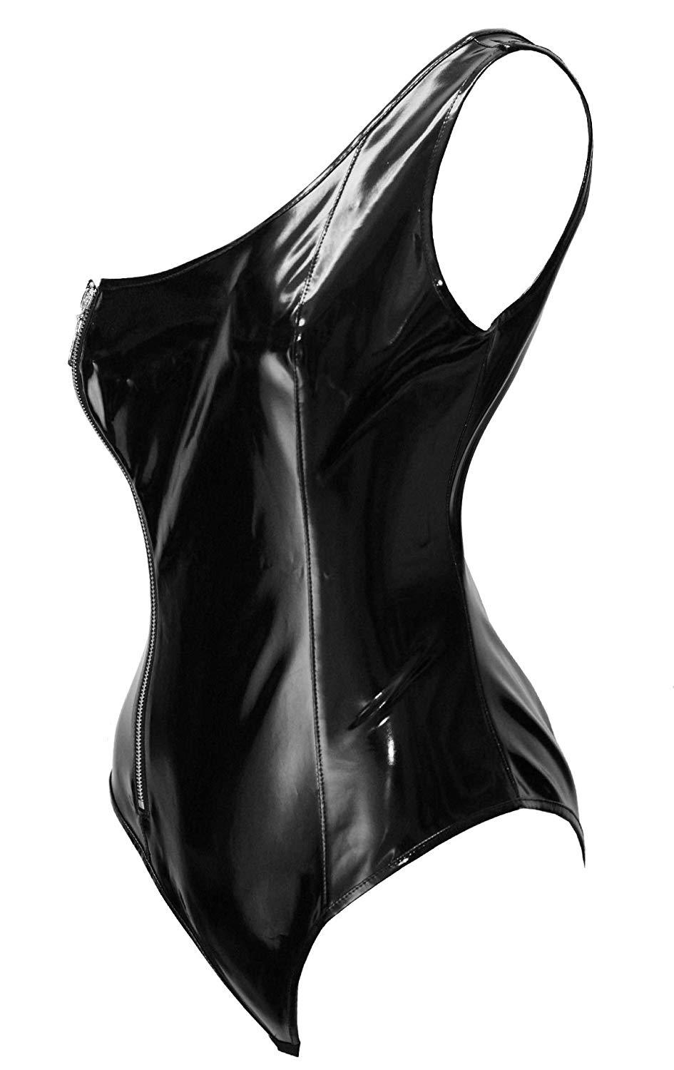 Body Pleasure - TL114 - Wet Look - One Size Fits Most - Luxury Gift Box - Black