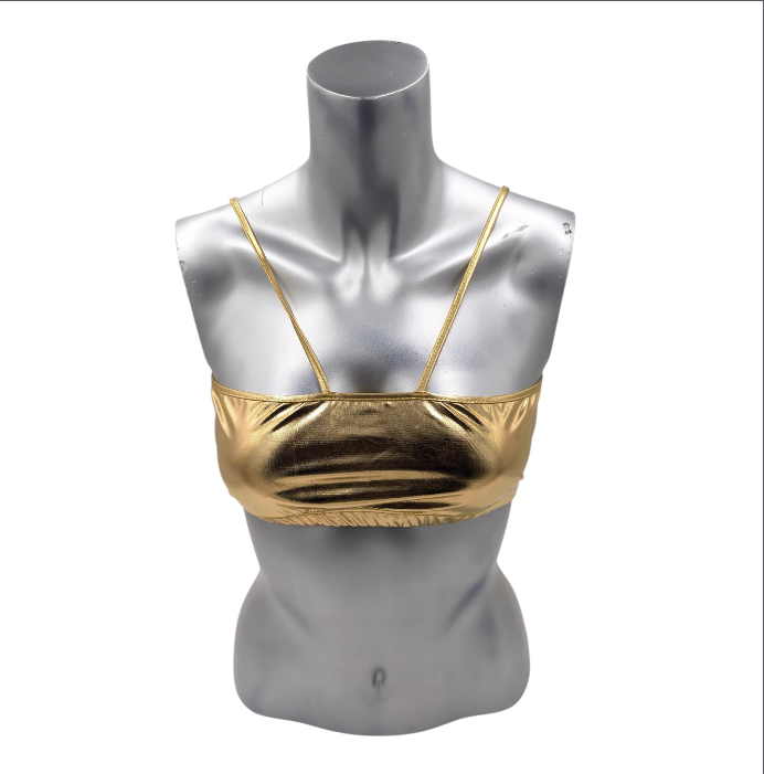 Kinky Glossy Slim Top With Strap Mix 5 Pack - 5 different colours