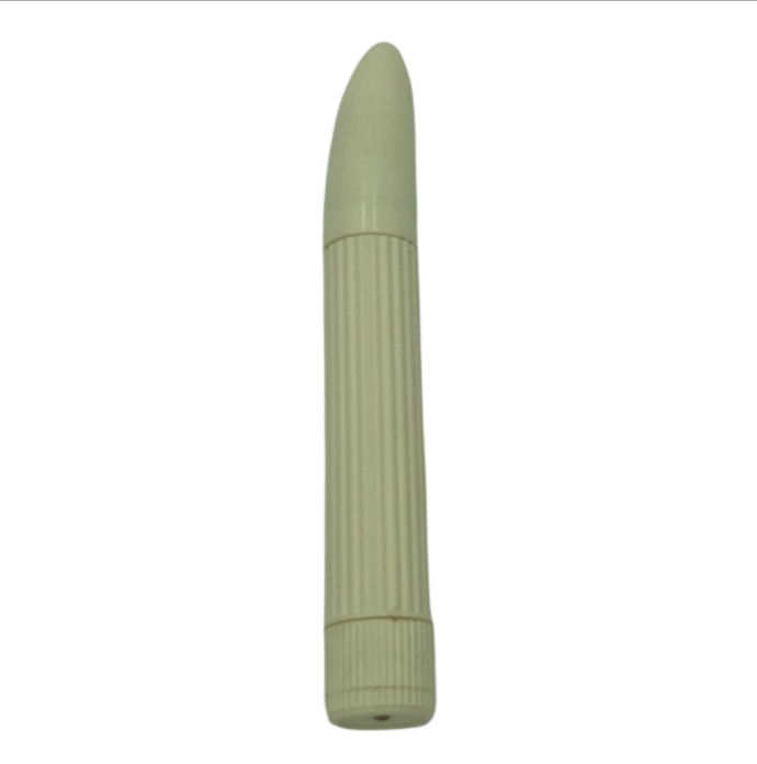 Basic White Ribble Vibrator – 18 CM - Battery Operated | Ideal Sex Hard Plastic Case - Club