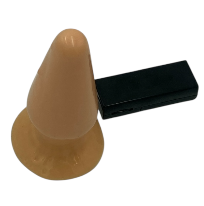 Vibrating Fat Anal Plug with App Control – 10 cm, Suction Cup - Club