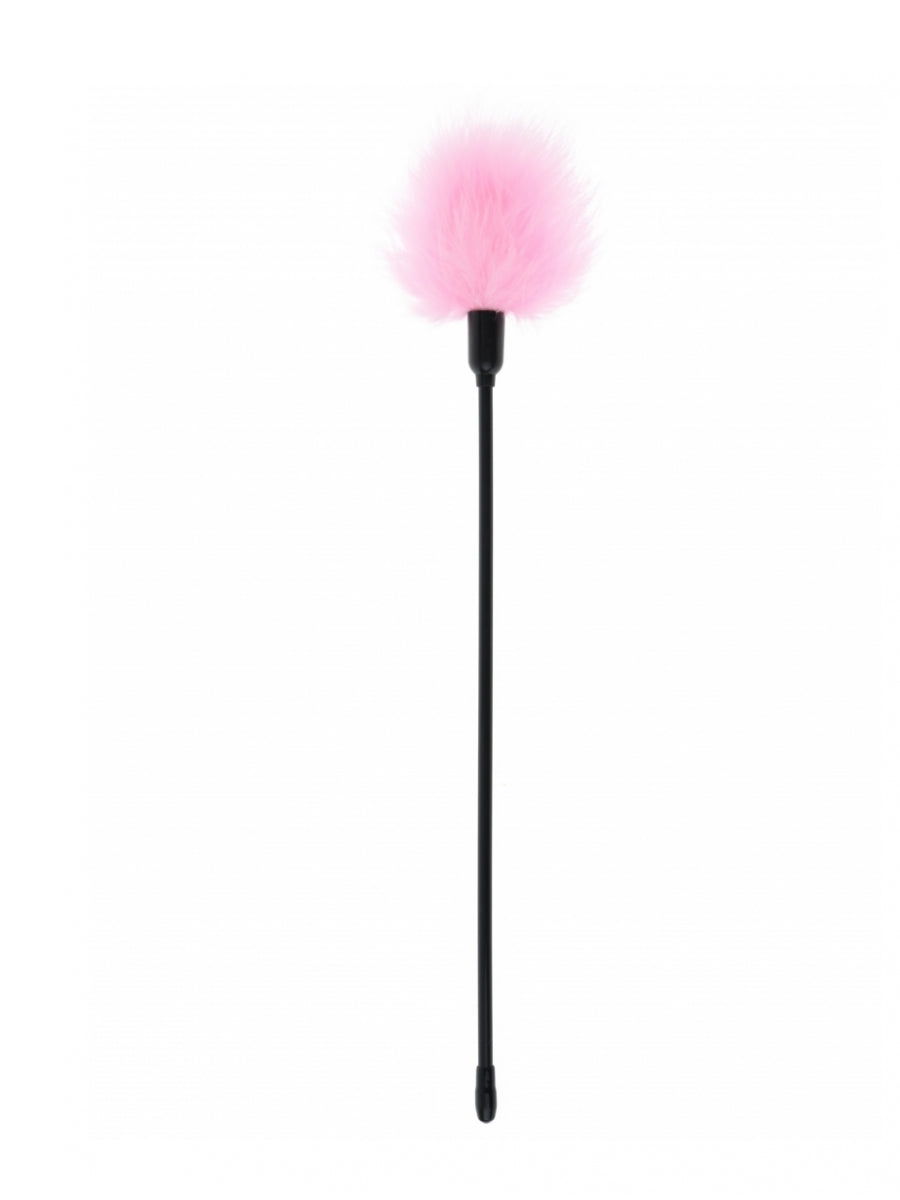 Argus - AF 1068 - Feather Tickler Extra Long Handle Pink  BDSM - Plastic Bag