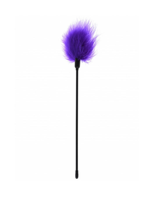 Argus - AF 1069 - Feather Tickler Extra Long Handle Purple  BDSM - Plastic Bag