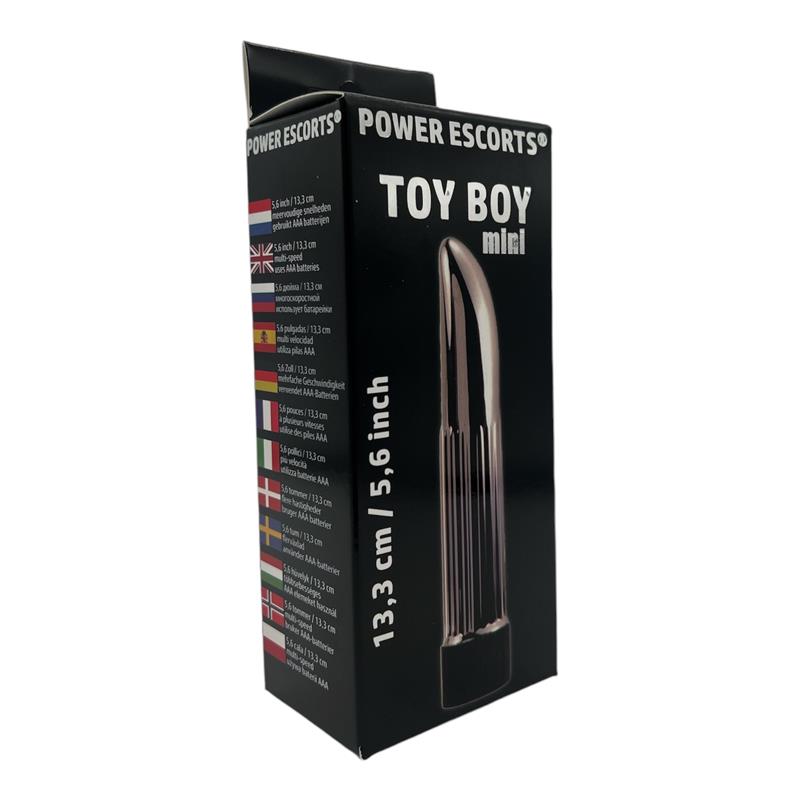Power Escorts - BR168 - Toy Boy Mini - Vibrator - 13,3 CM / 5,6 Inch - 4 Colours
