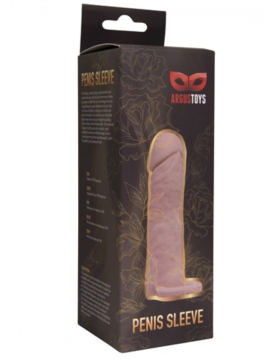 Argus - Realistic Penis Sleeve - 16 cm  - Width 4 cm  - AT 1031