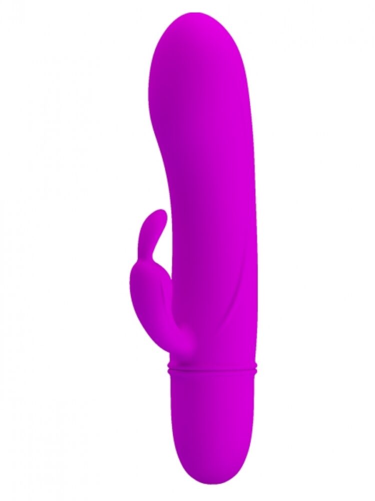 Argus Silicone G Spot & Clitoris Vibrator - 10 Speed - Pink - 115 mm - AT 1002