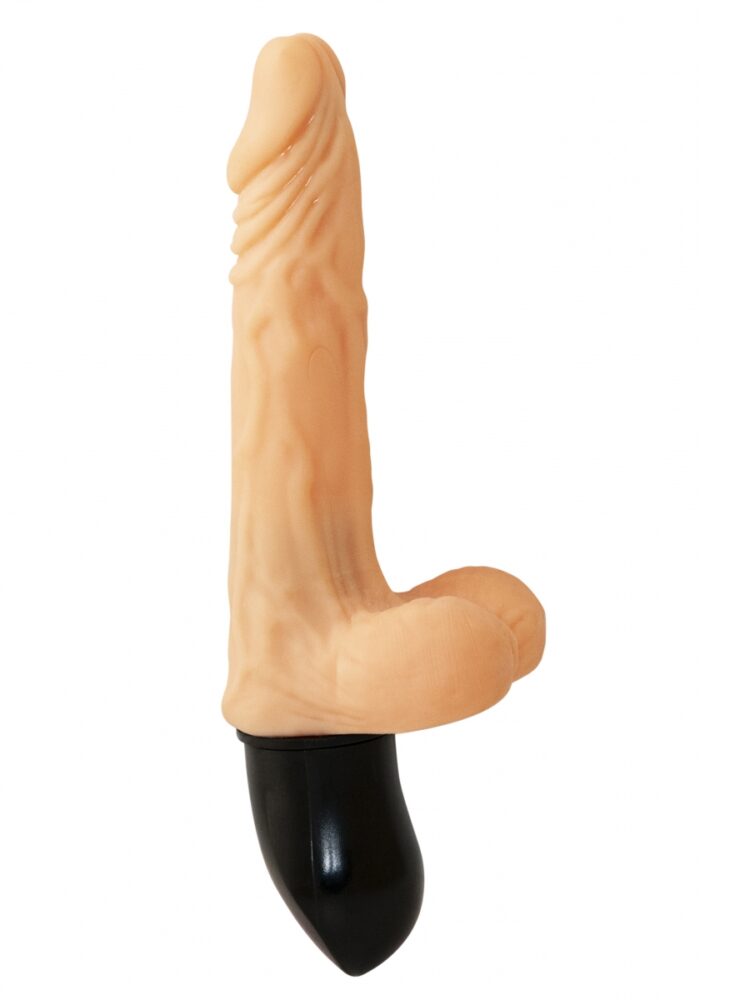 Argus Bendable Realistic Vibrator With Balls - 12 Function - Pink - 24 cm dia 3,5 cm - AT1074