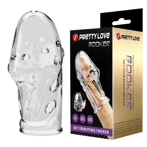 Pretty - bi-026289M -Love Penis Sleeve – Booker Clear