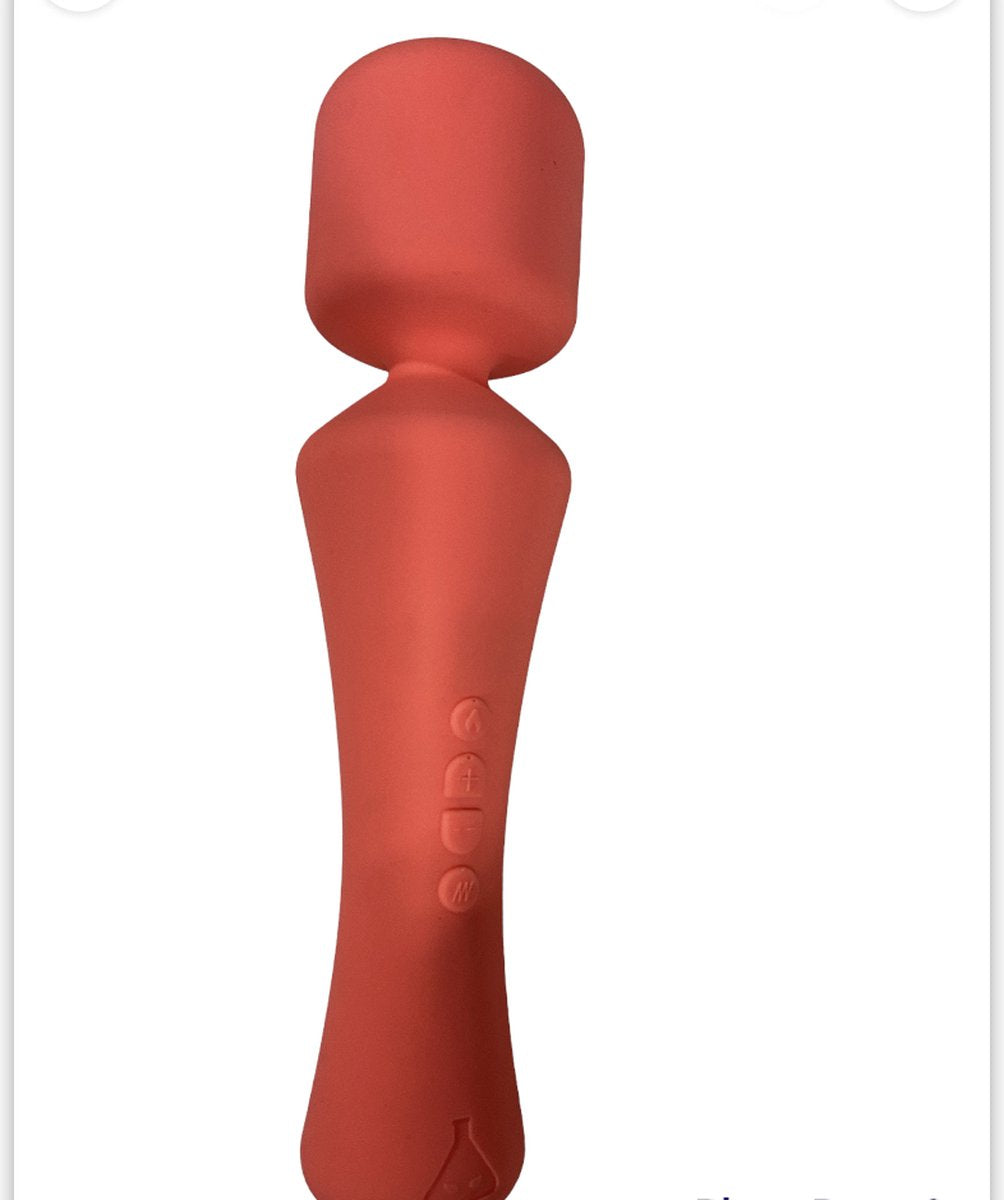 Power Wand Massager - Heat Function - 10-Speed - Extreme Silent - Pink - Strong Colourbox
