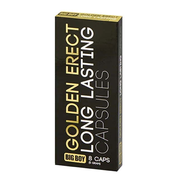 Big Boy - Golden Erect 8 Caps - Erection Pleasure guaranteed