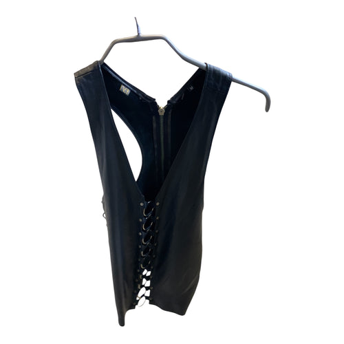 Leather Shirt Sleeveless - Size M