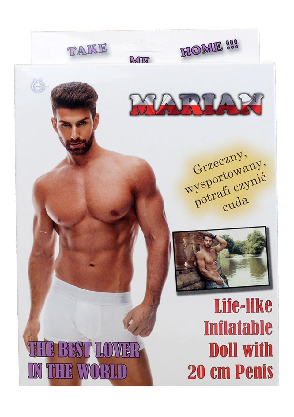 Bossoftoys Marian Male Blow Up Love Doll - 150 cm - Inflatable Masturbator - 59-00007