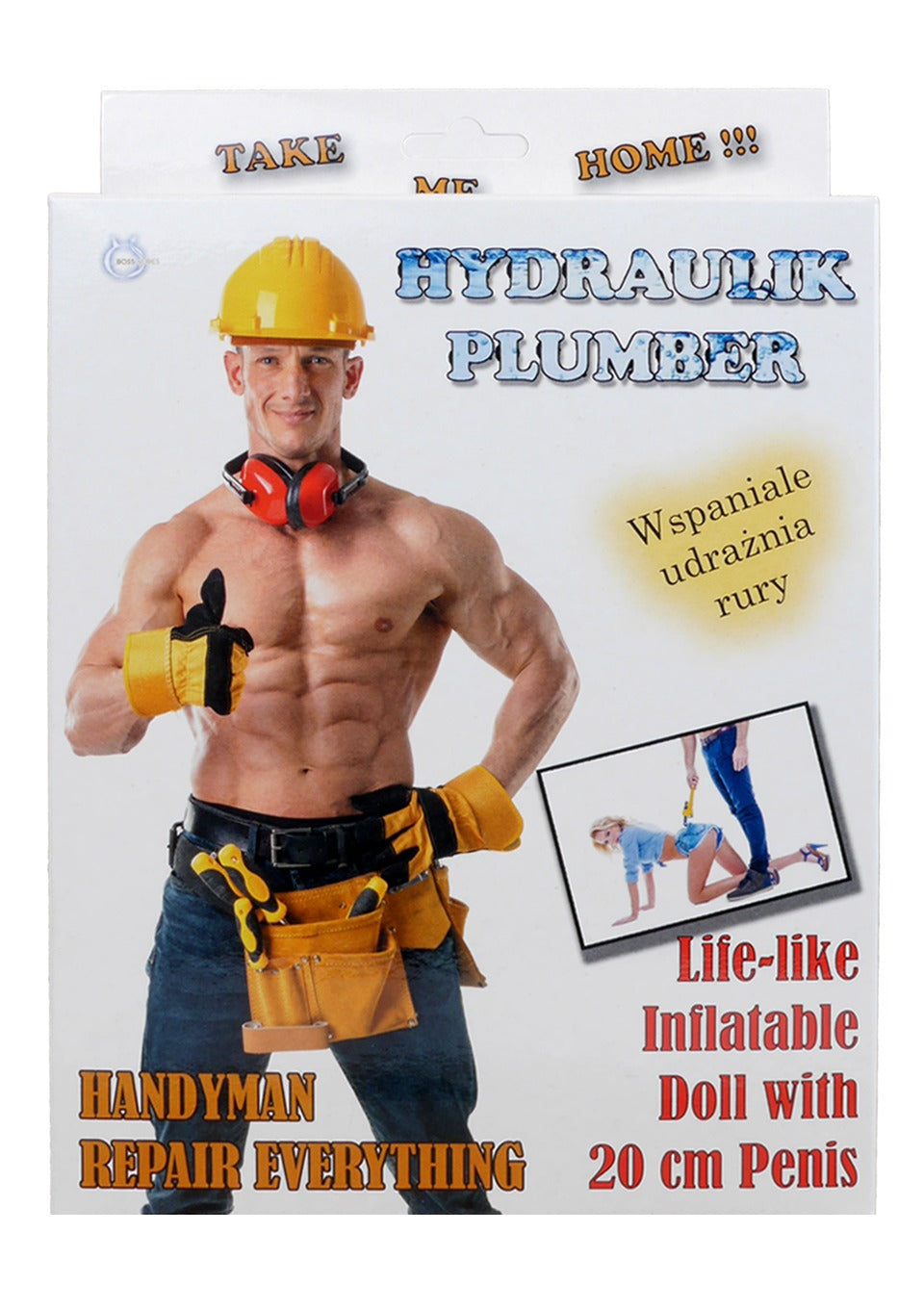 Boysoftoys Plumber Male Blow Up Love Doll - 150 cm - Masturbator - 59-00005
