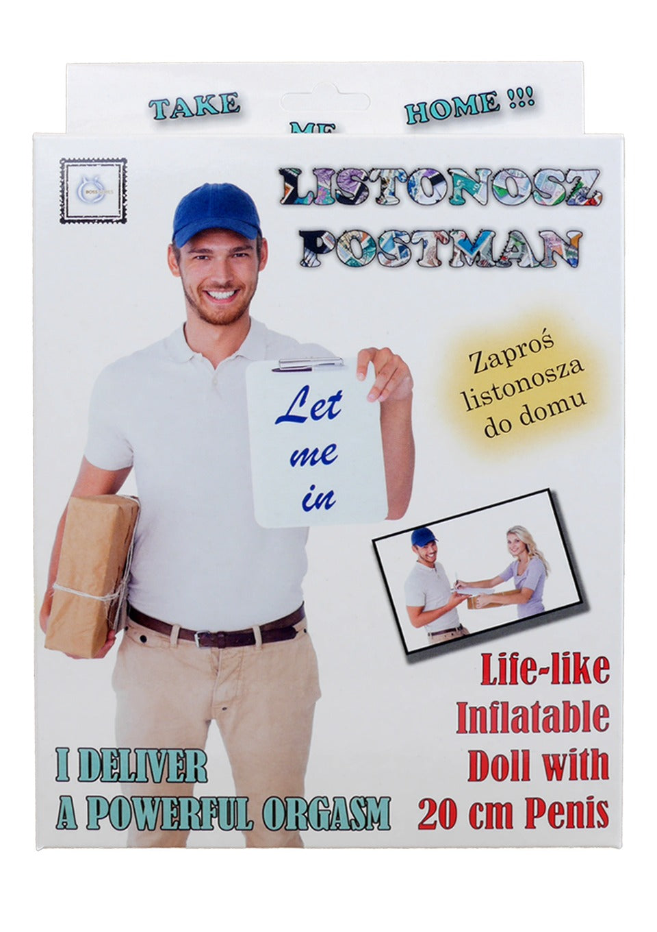 Bossoftoys Postman Male Blow Up Love Doll - 150 cm - Masturbator - 59-00006