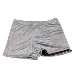 Glossy Silver Diamond Look Kinky Boxer
