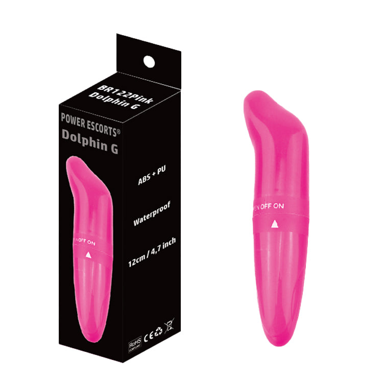 Power Escorts - BR122 - Dolphin G - Mini G Spot Vibrator - Fits In Every Bag - 12 CM - 2 Colours