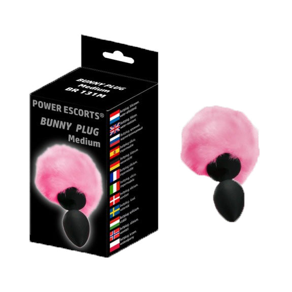 Power Escorts - BR131M - Bunny Plug Medium Tail - 8 × 3,5 CM / 3,1 × 1,36 Inch