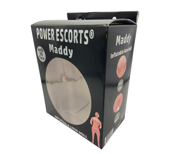 Power Escorts - BR183 - Maddy Blow Up Doll - 3D Face / 3D Big Tits / 3D Pussy / 3D Anal - Big Size 150 CM Inflatable doll - Real Skin Pussy