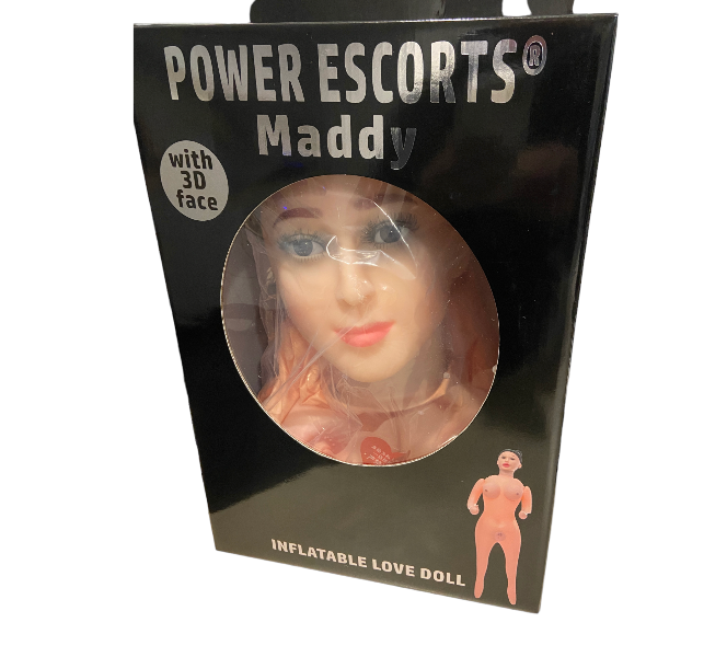 Power Escorts - BR183 - Maddy Blow Up Doll - 3D Face / 3D Big Tits / 3D Pussy / 3D Anal - Big Size 150 CM Inflatable doll - Real Skin Pussy