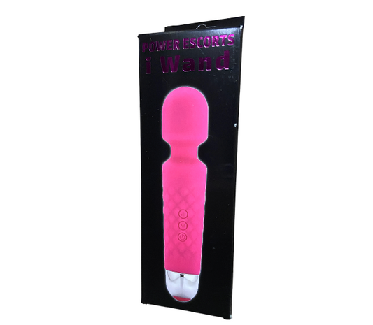 Power Escorts - BR20 Pink - i Wand Massager - Rechargeable - 18-Speed