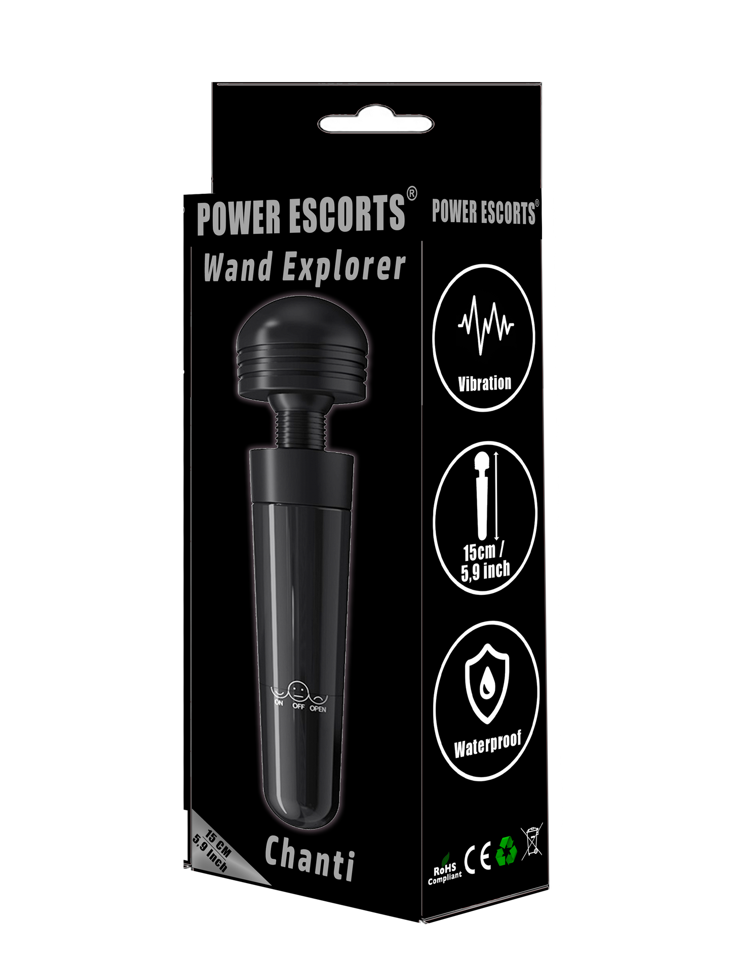 Power Escorts - Summer Deal - Wand Explorer 10 Pieces Pack - 5×Black + 5×White