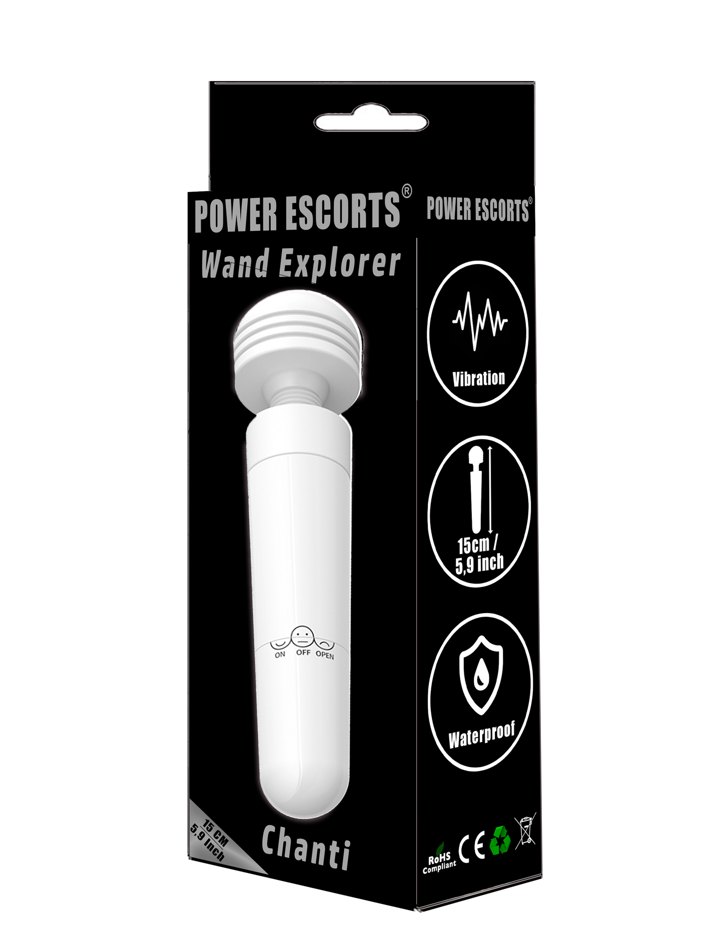 Power Escorts - Summer Deal - Wand Explorer 10 Pieces Pack - 5×Black + 5×White