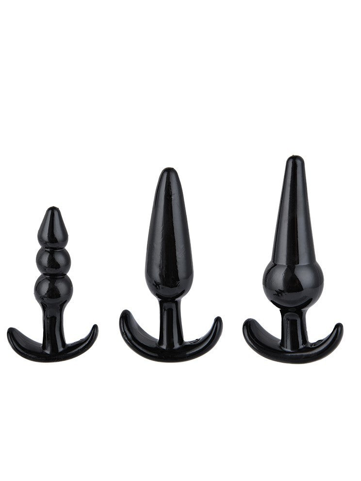 Power Escorts - BR275 - Triple Anal Plugs 3-Pack - 3 different sizes - attractive Colour box